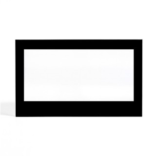 Edilkamin MONTREAL Glass - Rectangular Screen-printed glass panel for pellet stove