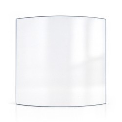 Vetro Fireplace CASABLANCA - Vetro Curvo per stufa a legna