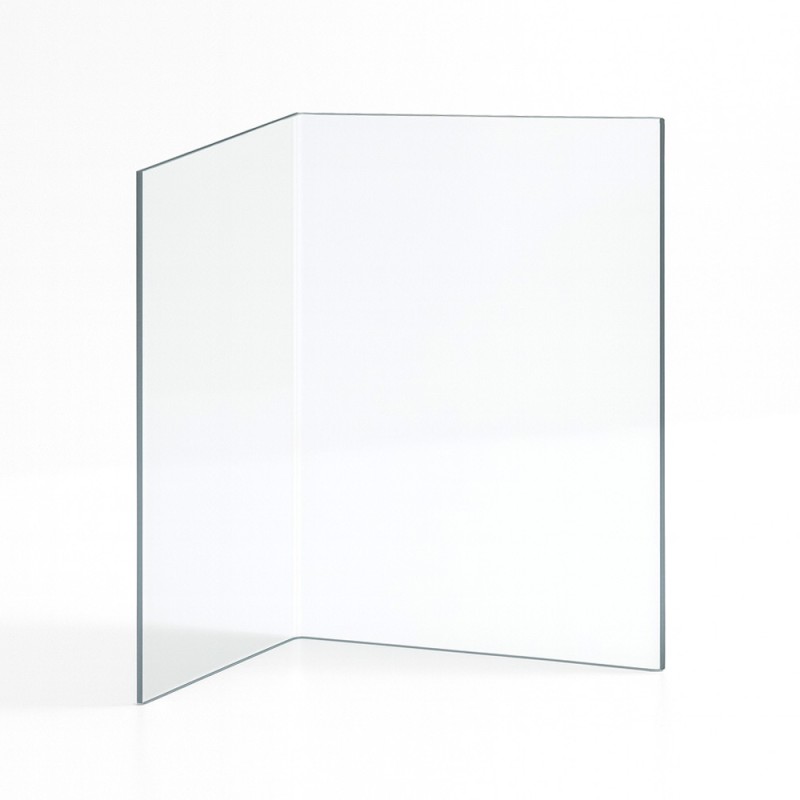 Brunner ECK 45/67/44 Glas - Gefaltet Kaminglas für Kaminofen