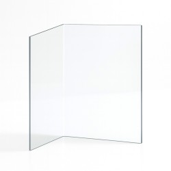 Vitre Axis (714+401)X465 - Verre Pliée pour insert