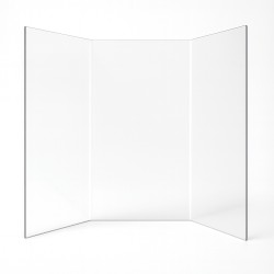 Leda KARAT 571D Glass - Prismatic glass panel for fireplace insert