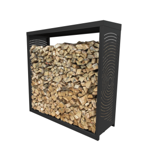 Rangement Bois Woodbox - Noir N3 - Ref DN-005.10518N3