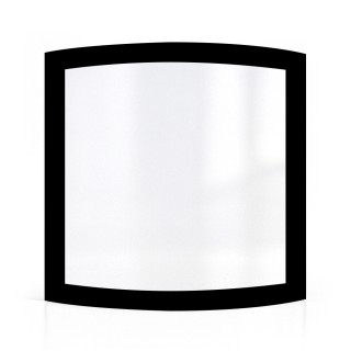 Ganz SWING Glass - Curved glass panel for wood burning stove