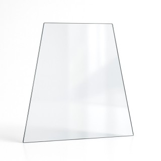 Vitre Godin LUXOR I ET II - Verre Trapèze isocèle pour poêle à bois