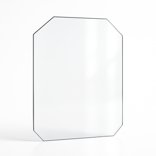 Jotul C31/32/33 Glas - 4 geschnittene Ecken Kaminglas für Kaminofen