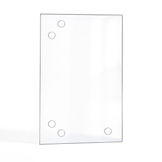 Vitre Philippe FOYER 1000 (avec perçage) - Verre rectangle percé pour insert