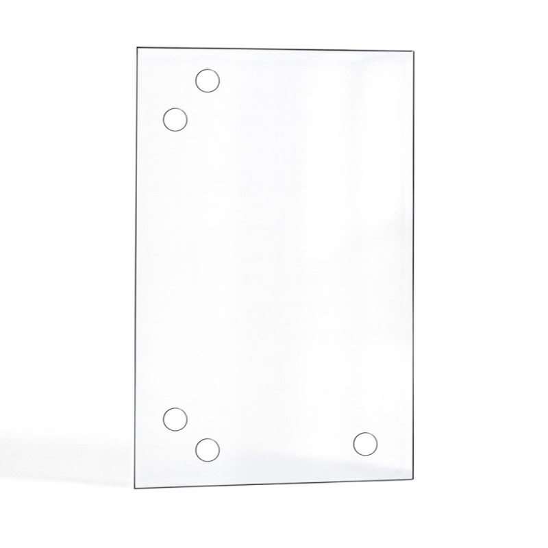 Vitre Philippe FOYER 1000 (avec perçage) - Verre rectangle percé pour insert