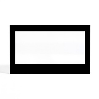 Palazzetti ECOPALEX GTM80 Glass - Rectangular Screen-printed glass panel for fireplace insert