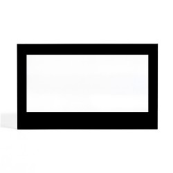 Vitre Palazzetti ECOPALEX GTM80 - Verre Rectangle Sérigraphié pour insert