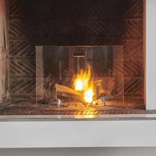 Pantalla de foc Velum per a xemeneies i estufes de llenya - Capska