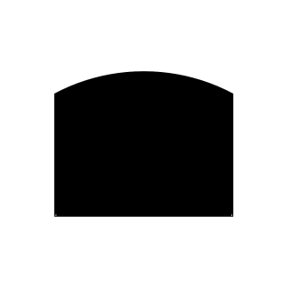 Plaque De Sol Arrondie 100X65 Cm - Ref DN-017.PSA3N3