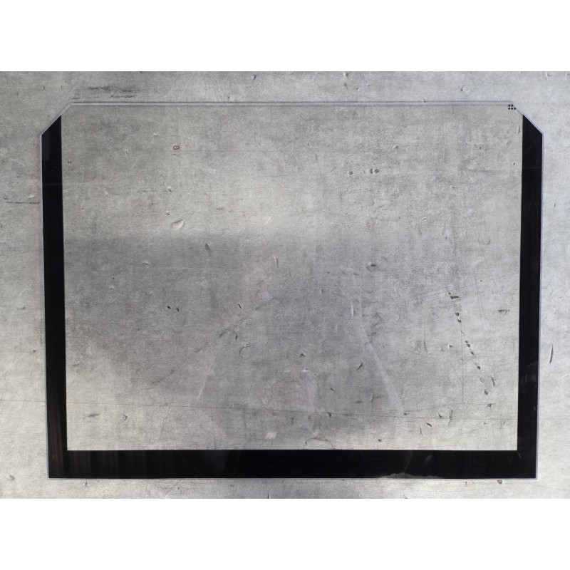 Vitre Godin FOUR PYROLYSE (VITRE INTÉRIEURE) - Verre 2 angles coupés Sérigraphié pour four