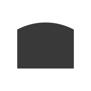 Plaque De Sol Arrondie 100X80 Cm - Ref DN-017.PSA4G7