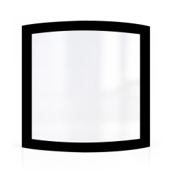 Philippe TOURNAY Glas - in sich gebogenes Siebdruck Kaminglas für Kaminofen