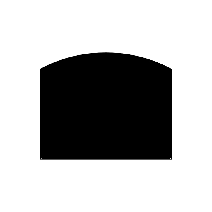 Plaque De Sol Arrondie 100X125 Cm - Ref DN-017.PSA5N3