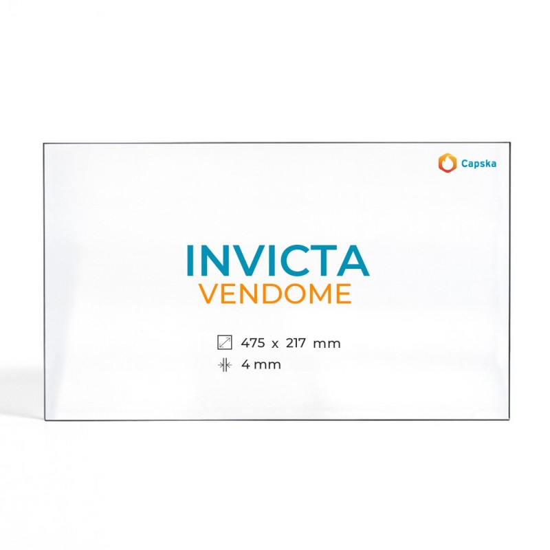Vetro Invicta VENDOME - Vetro Rettangolo per stufa a legna