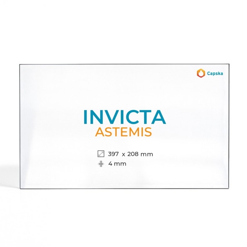 Invicta ASTEMIS Glas - Rechteck Kaminglas für Kaminofen kaufen