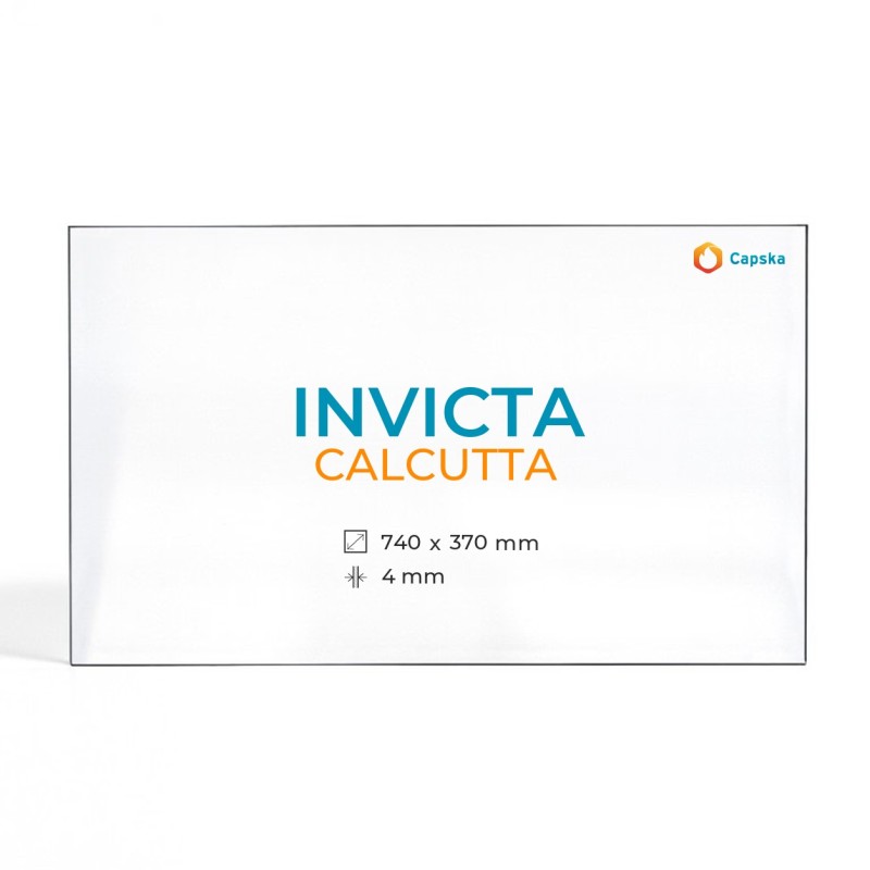 Vetro Invicta CALCUTTA - Vetro Rettangolo per stufa a legna