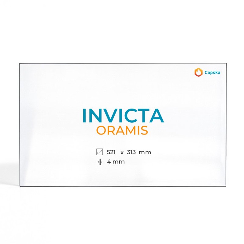 Invicta ORAMIS Glas - Rechteck Kaminglas für Kaminofen | Kaufen Sie jetzt!