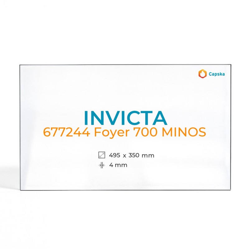 Vitre Invicta 677244 FOYER 700 MINOS - Verre Rectangle