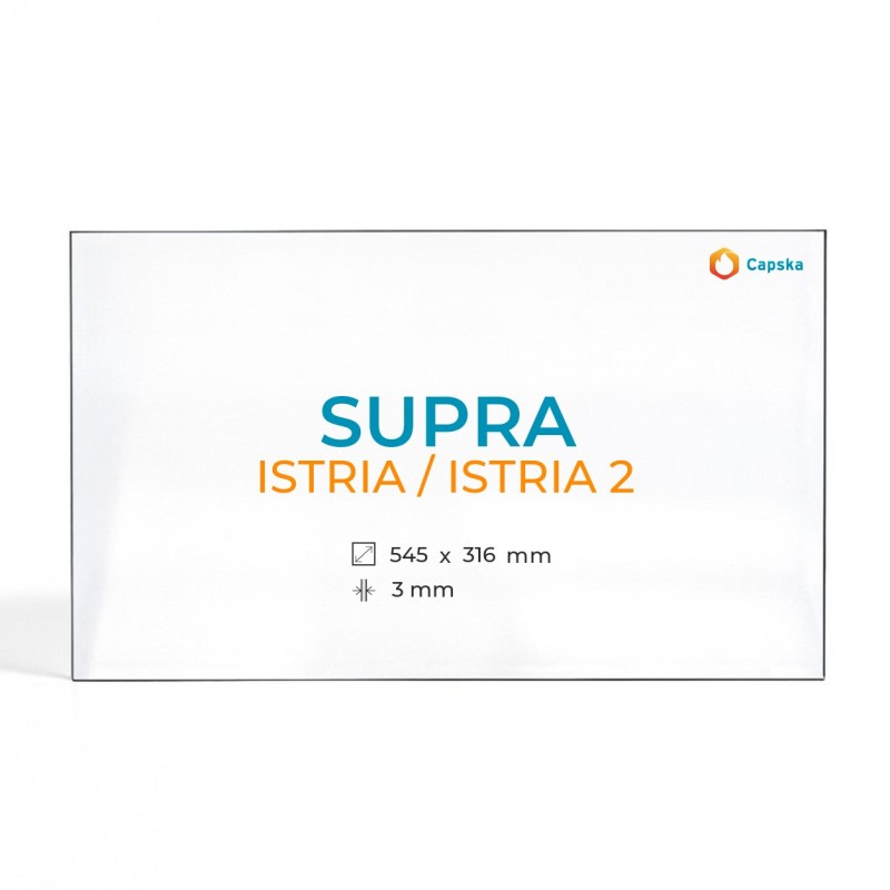 Supra ISTRIA Glass Panel for Wood Burning Stove