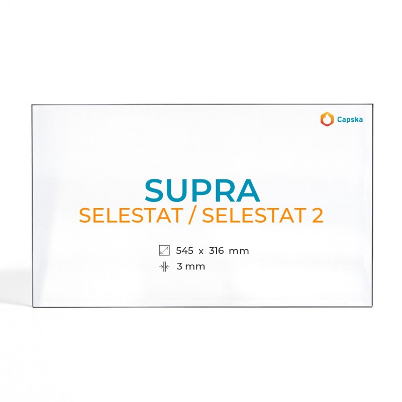 Supra SELESTAT Glass Panel - High-quality stove accessory