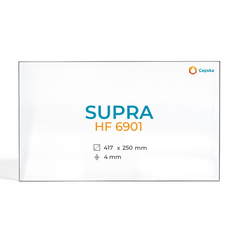 Supra HF 6901 Glas - Rechteck Kaminglas für Kaminofen