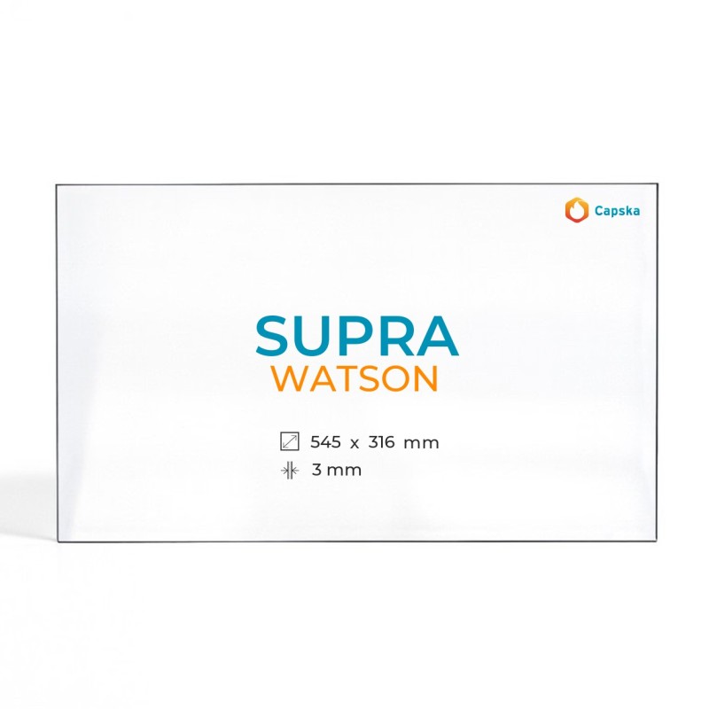 Cristall Supra WATSON - Vidre Rectangle per estufa de llenya