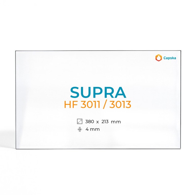 Vitre Supra HF 3011 / 3013 - Verre Rectangle pour insert