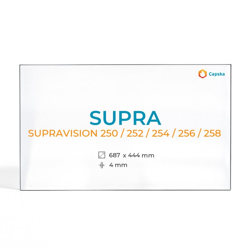 Cristal Supra SUPRAVISION para inserto de chimenea