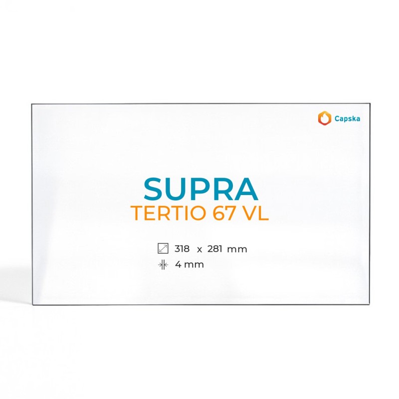 Supra TERTIO 67 VL Rectangular Side Glass Panel