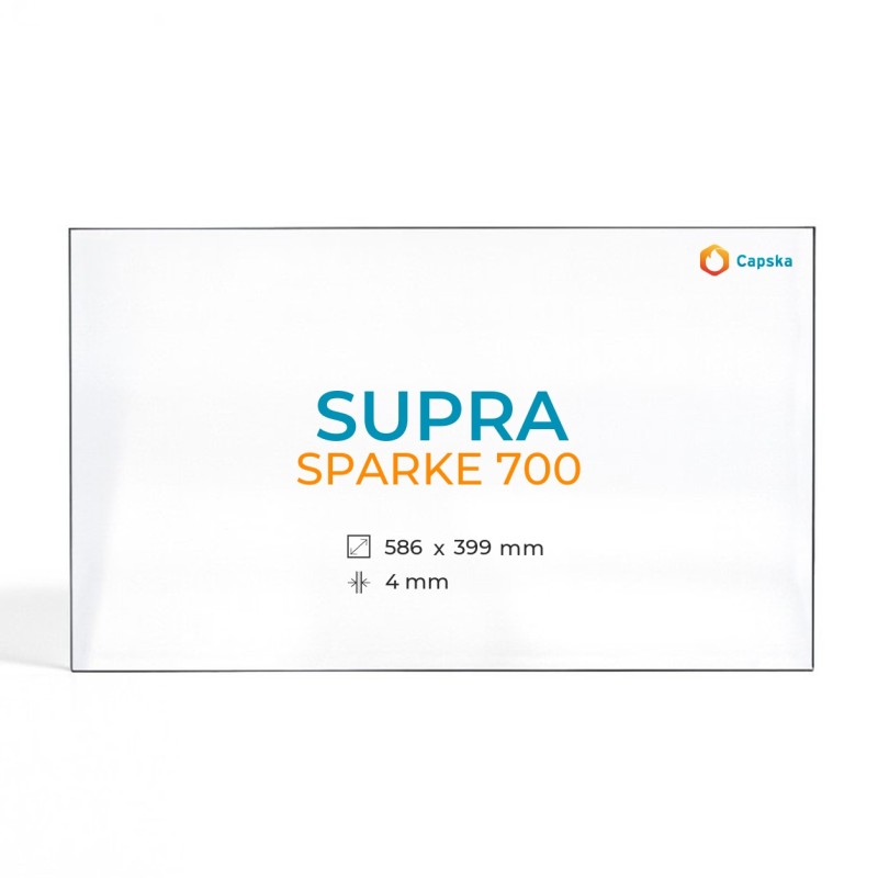 Vitre Supra SPARKE 700 - Verre Rectangle pour insert