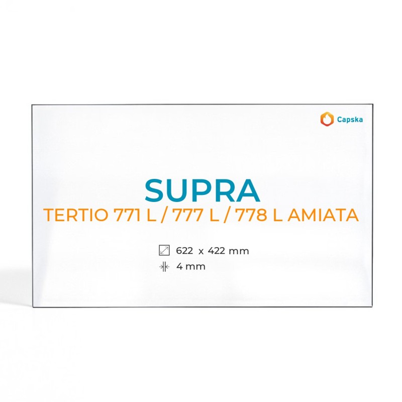 Supra TERTIO 771 L / 777 L / 778 L AMIATA Glass Panel
