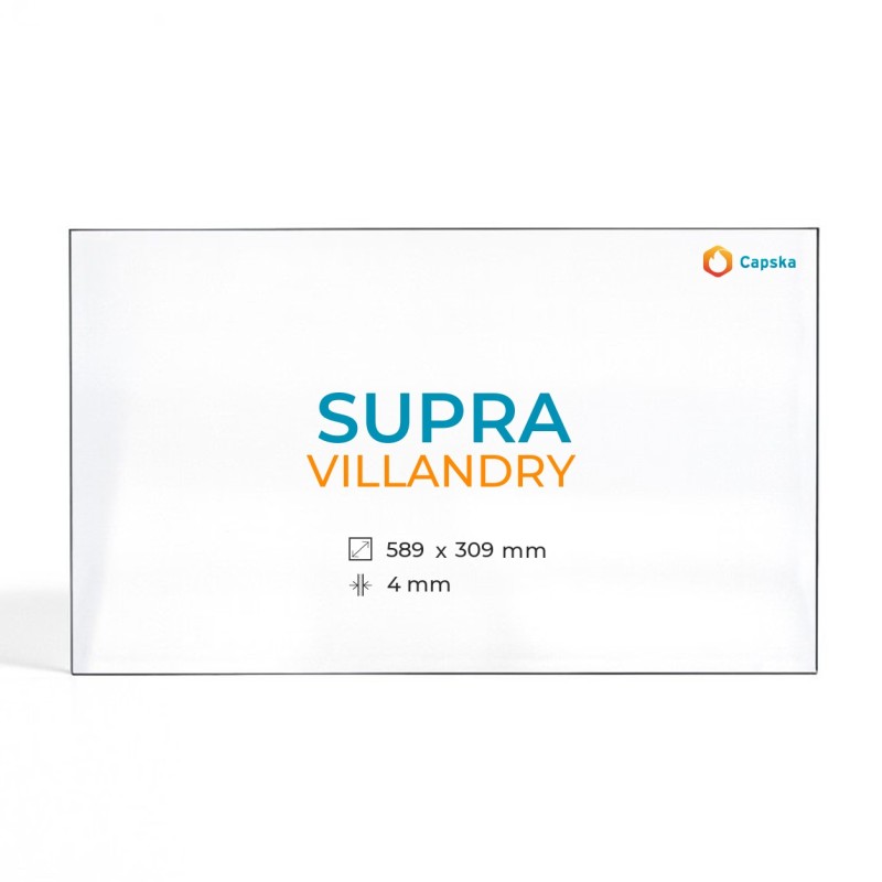 Vetro Supra VILLANDRY - Vetro Rettangolo per stufa a legna