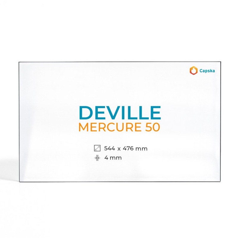 Deville MERCURE 50 Glass - Rectangular Screen-printed Panel