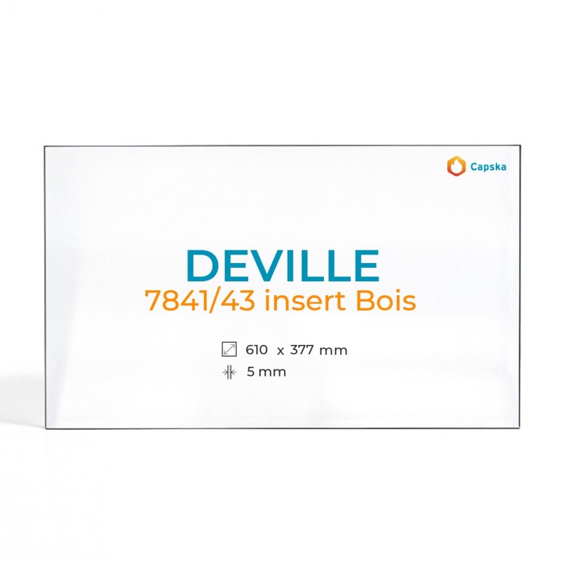 Replacement Rectangular Glass Deville 7841-43 Insert - Capska