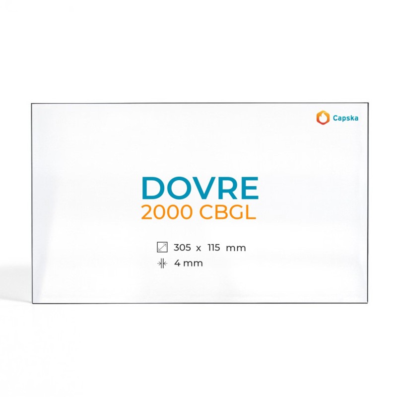 Dovre 2000 CBGL Glass Panel - Fireplace Insert Accessory