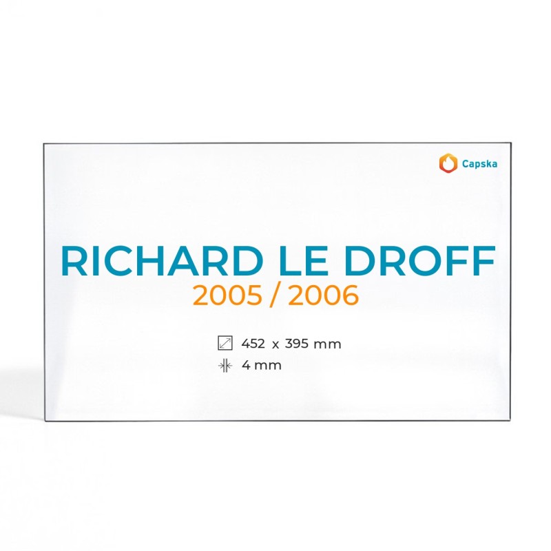 Richard Le Droff 2005/2006 Glass Panel - Fireplace Insert