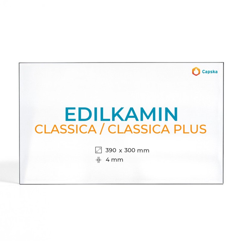 Edilkamin CLASSICA / CLASSICA PLUS Glass Panel for Wood Burning Stove