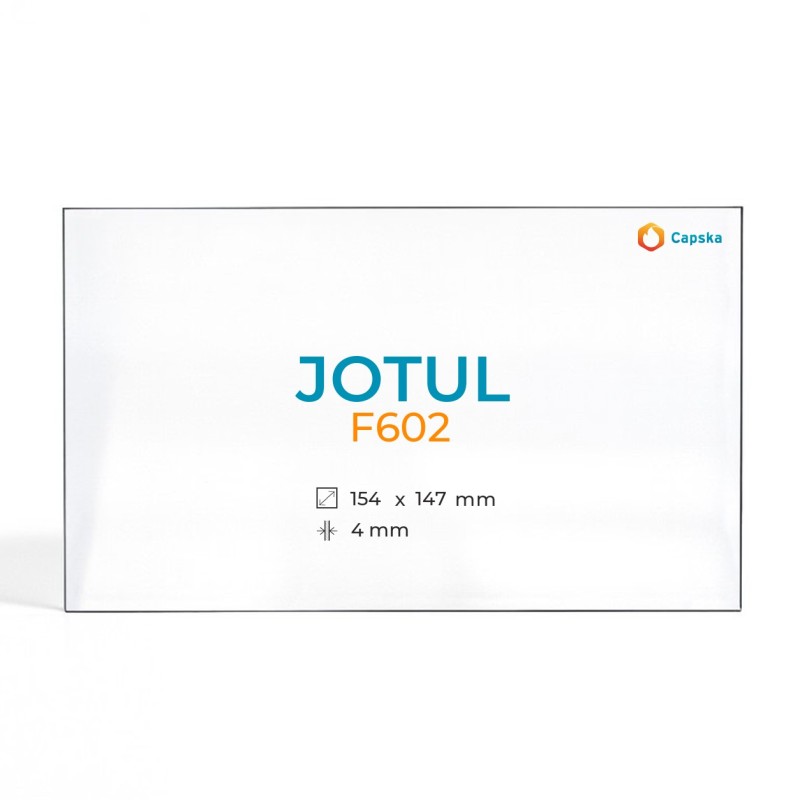 Vitre Jotul F602 - Verre Rectangle pour poêle à bois