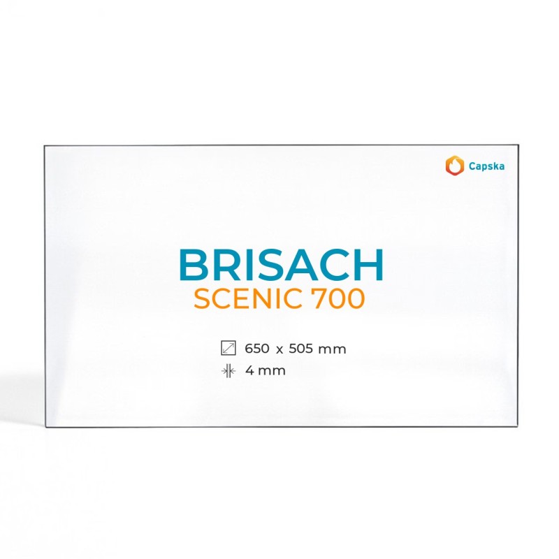 Brisach SCENIC 700 Glass - Rectangular Panel for Fireplace Insert