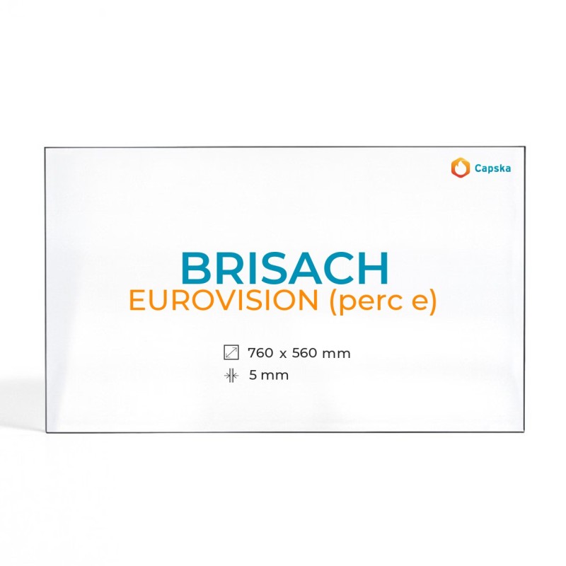 Brisach EUROVISION Glass Panel - Fireplace Insert Accessory
