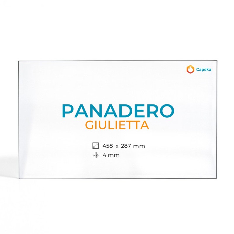 Vitre Panadero GIULIETTA - Verre Rectangle pour poêle à bois