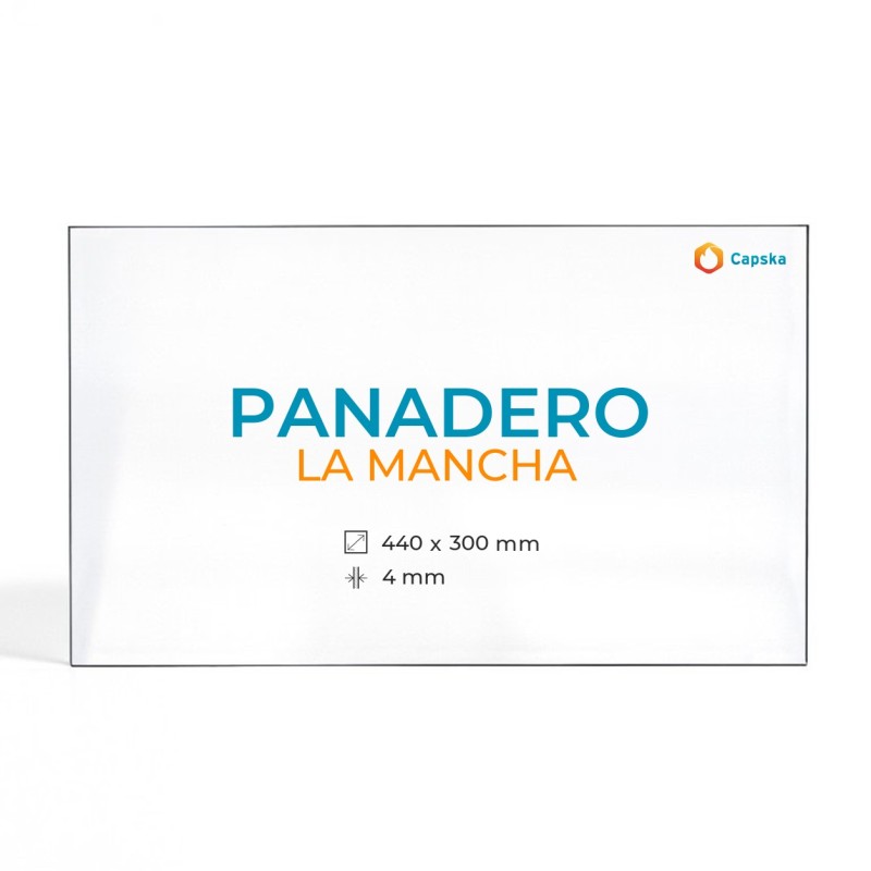 Panadero LA MANCHA Glass - Rectangular Panel for Wood Burning Stove