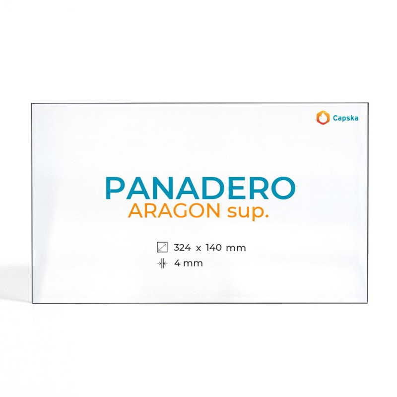 Panadero ARAGON SUP. Glass Panel - Rectangular Stove Accessory