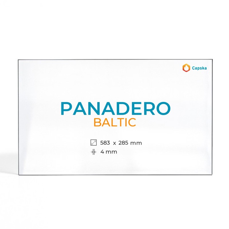 Vitre Panadero BALTIC - Verre Rectangle pour poêle à bois
