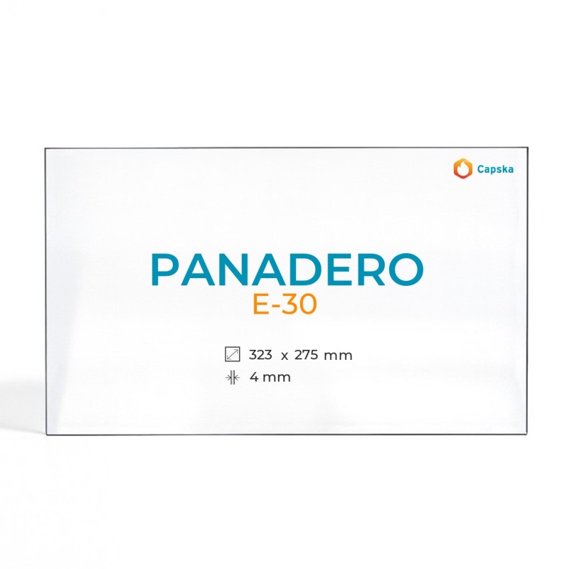 Vetro Panadero E-30 - Vetro Rettangolo per stufa a legna