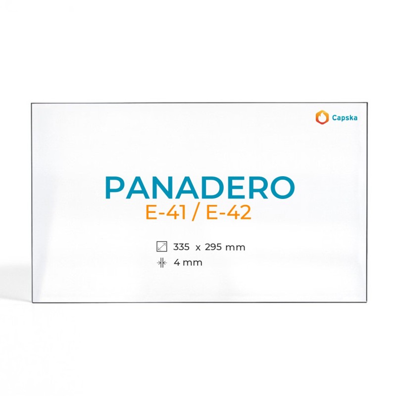 Panadero E-41 / E-42 Glass Panel for Wood Burning Stove