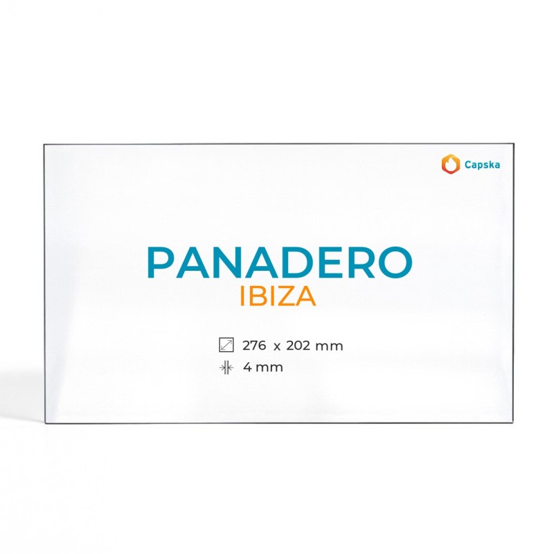 Vitre Panadero IBIZA - Verre Rectangle pour poêle à bois