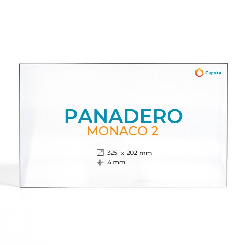 Vitre Panadero MONACO 2 - Verre Rectangle pour poêle à bois